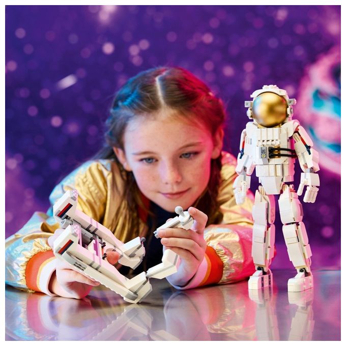 Lego 31152 Creator Set da costruzione 3 in 1 Astronauta Cane Spaziale Astronave Viper Jet 647 pezzi 9+ anni colore Multicolore
