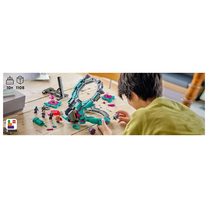 LEGO 76255 L’Astronave dei Nuovi Guardiani Set da Costruzione 1108 pezzi colore Multicolore