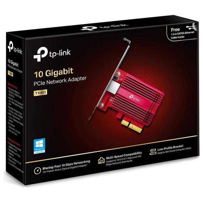 Tp-Link TX401 Scheda di Rete e Adattatore Interno Ethernet 10000 Mbit-s
