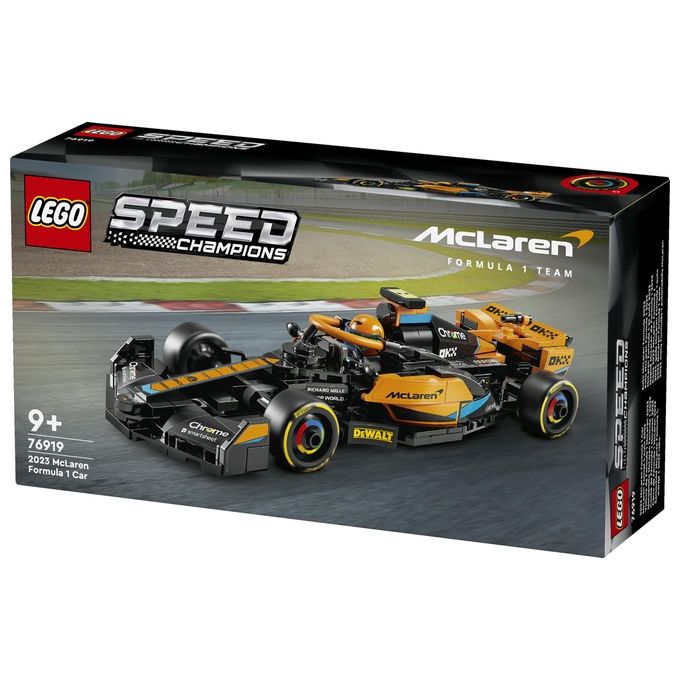 LEGO Speed Champions 76919 Mono Splitposto da Corsa McLaren Formula 1 2023, Macchina Giocattolo F1 per Bambini 9+, Auto da Costruire