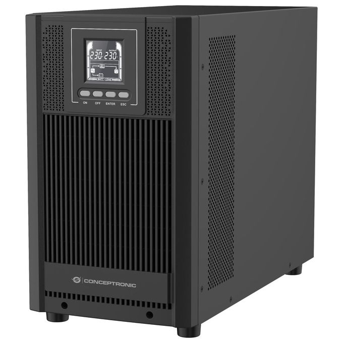 Conceptronic ZEUS52E3KGruppo di Continuita' Ups Doppia Conversione Online 3 Kva 2700 W 5 Prese Ac