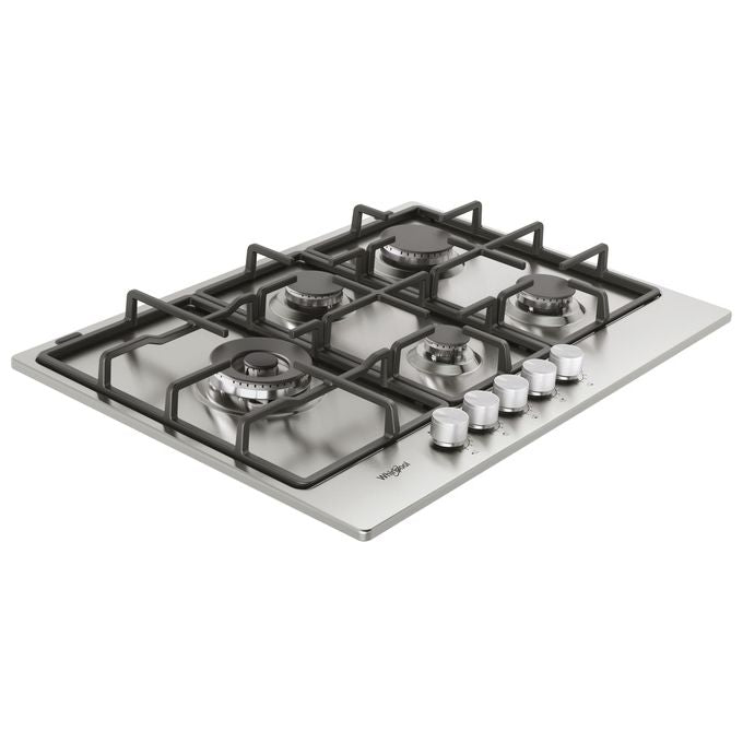 Whirlpool KGML761IX Piano Cottura a gas 5 fuochi 73 cm Acciao inox