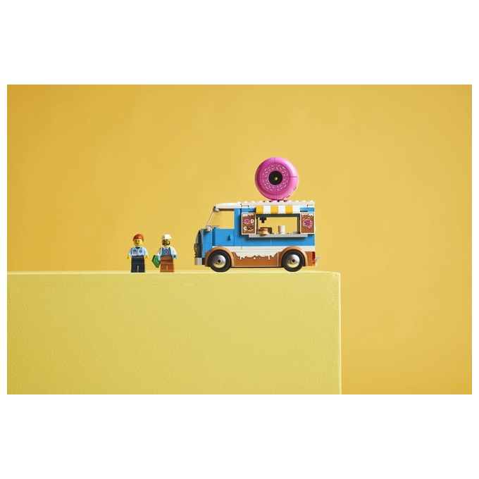 LEGO Furgone Ciambelle 60452 Gioco da Costruzione City Great Vehicles Divertimento Assembla Realistico ed Educativo per Bambini