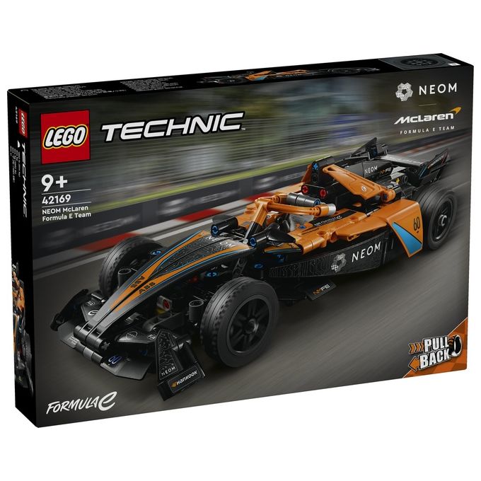 LEGO Technic 42169 NEOM McLaren Formula E Race Car, Macchina Giocattolo per Bambini 9+, Modellino di Auto F1 da Costruire