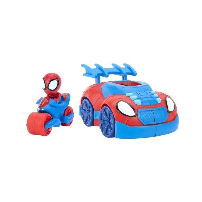 Rei Toys Playset Spidey Veicolo 2 in 1 Assortito