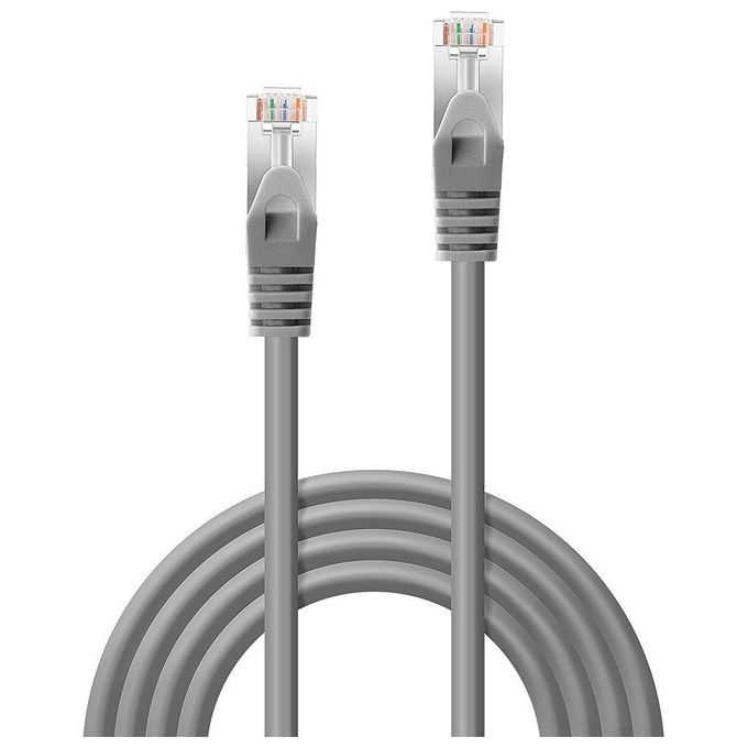 Lindy Cavo di Rete 0,5mt Cat5e F-UTP Grigio