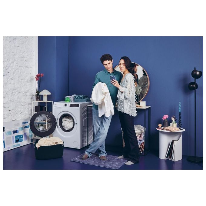 Candy BR 48B6-S ProWash 500 Lavatrice Frontale 8 Kg 1400 rpm Classe A Wi-Fi Inverter 16 Programmi (85x60x53 cm) colore Bianco