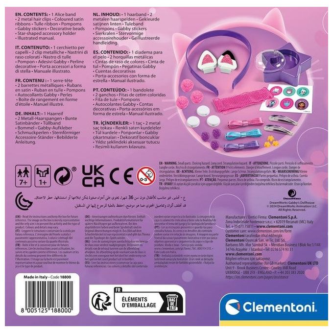 Clementoni Gabby'S Dollhouse Hair Accessories