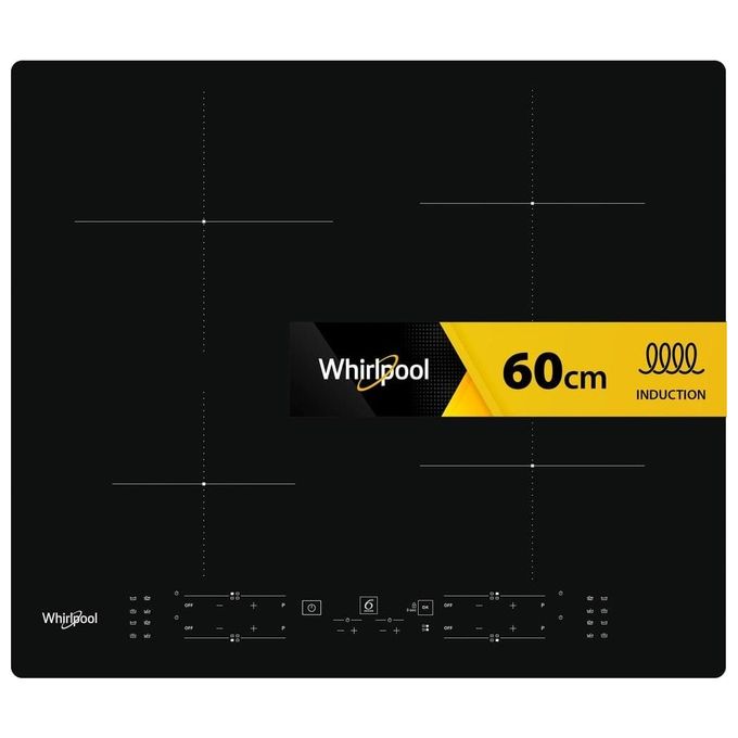 Whirlpool WB B8360 NE Piano Cottura ad Induzione 4 Zone 59 cm Nero