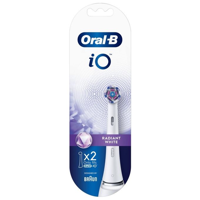 Braun Oral B Ricambio Spazzolino Elettrico Io Series Bianco Radiant White
