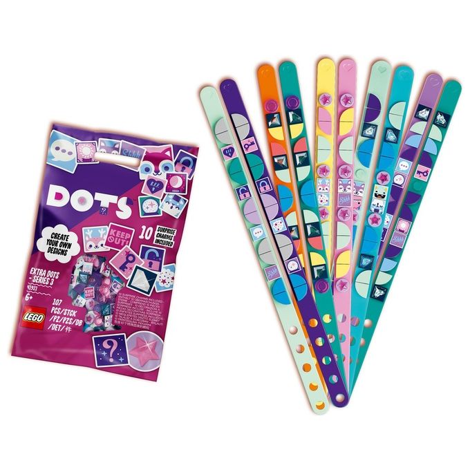 LEGO Dots Extra Set di Elementi Decorativi DIY Serie 3