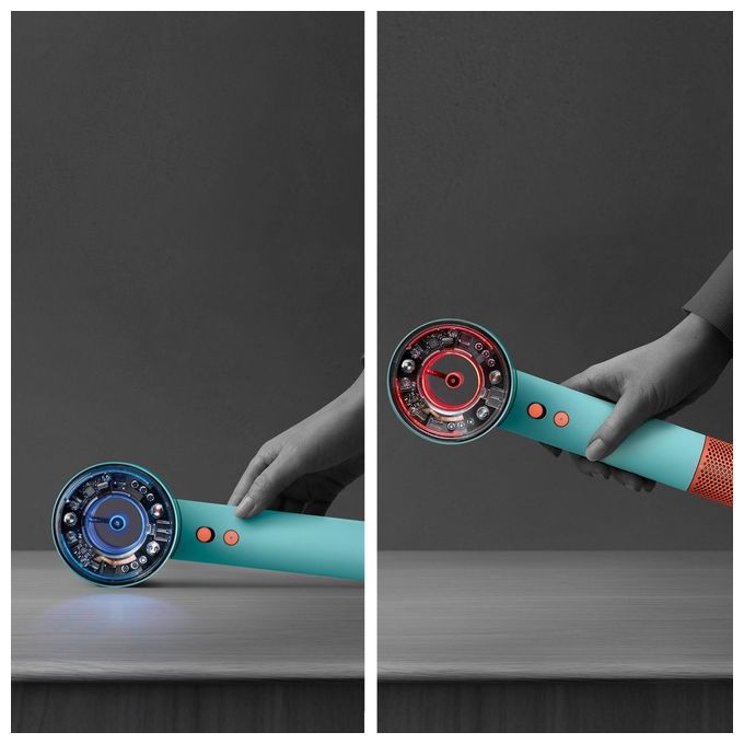 Dyson Super Sonic Nural Asciugacapelli 1600W 4 Temperature con Accessori Acquamarina