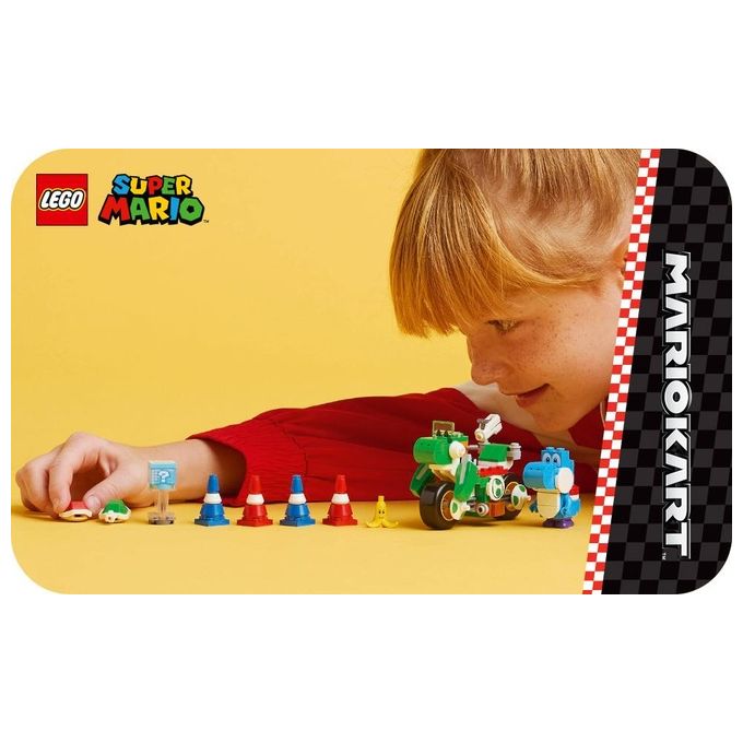 LEGO Set Moto Yoshi 72031 Mario Kart Super Mario in Edizione Esclusiva per Appassionati di Costruzioni Creative