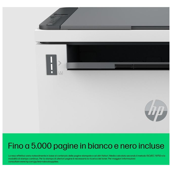 HP LaserJet Stampante Multifunzione Tank 2604dw Bianco e Nero Wireless