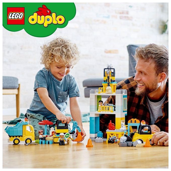 LEGO Duplo Town Cantiere Con Gru a Torre