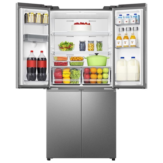 Hisense RQ5P470SMIE – Frigorifero Americano Side by Side 483 L, Classe E, Total No Frost,  Inox
