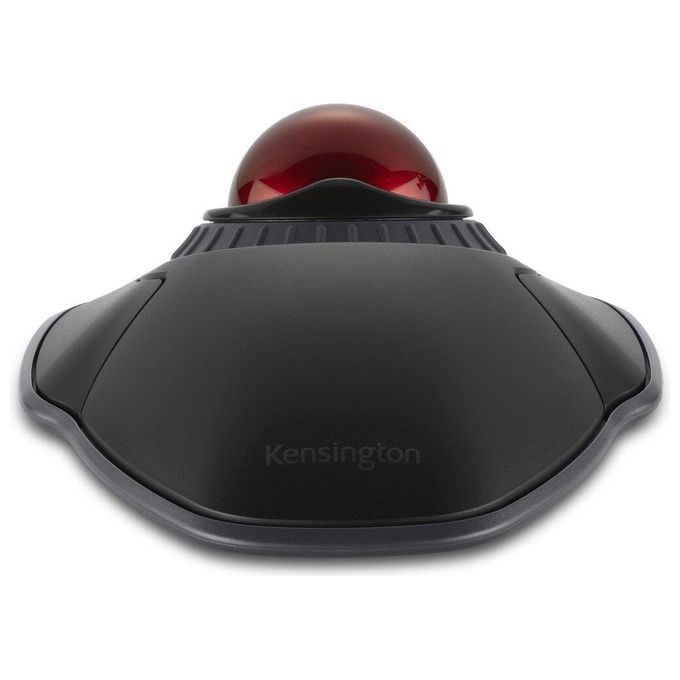 Kensington K70992WW Trackball Orbit Wireless con Rotella di Scorrimento DPI Regolabili 400 800 1200 1600 Connessione Bluetooth e RF 2.4 GHz Design Ambidestro Poggiapolsi Rimovibile colore Nero