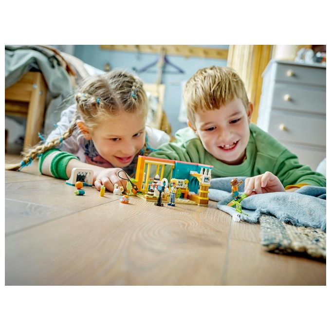 LEGO Friends 41754 La Cameretta di Leo, Set Camera da Letto a Tema Cucina e Video Making, Giochi per Bambini 6+ da Collezione