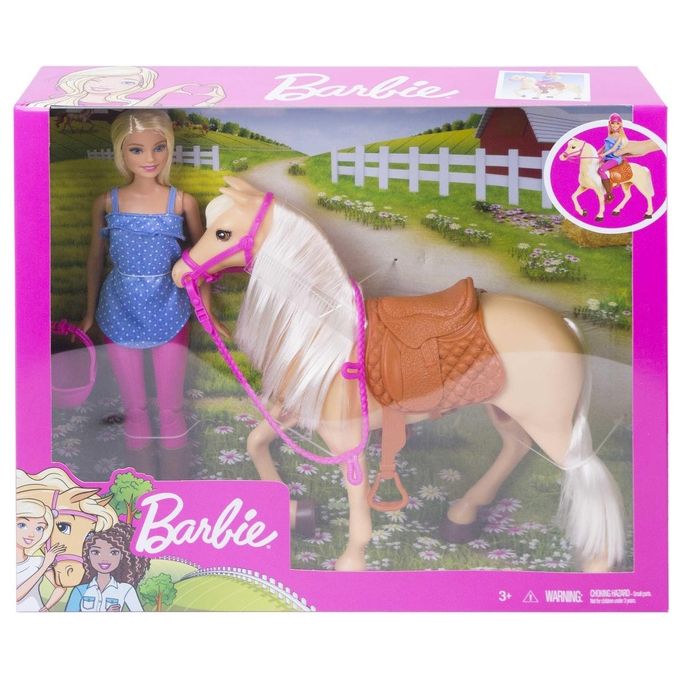 Mattel Barbie con Cavallo e Accessori
