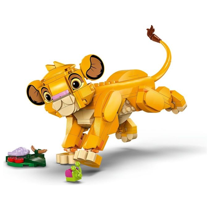 LEGO Disney Simba il Cucciolo del Re Leone Giochi di Fantasia per Bambini e Bambine da 6 Anni Personaggio Giocattolo Costruibile con Parti Snodabili dal Film d'Animazione Idea Regalo 43243