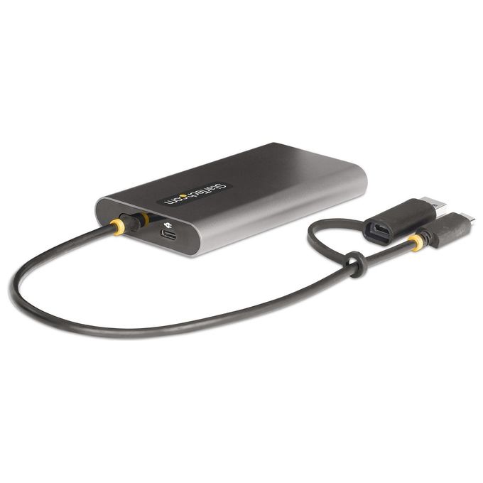 Startech.com Adattatore da Usb-c a Hdmi per Laptop 4k 60hz 100W Power Delivery Pass-through Cavo Integrato 30cm