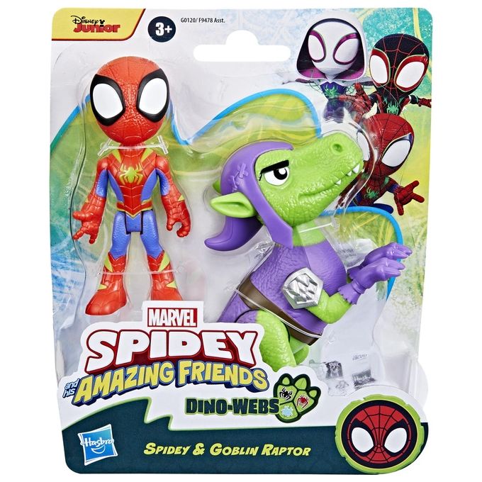 Hasbro Marvel Spidey e I Suoi Fantastici Amici Goblin Raptor con Personaggio Spidey