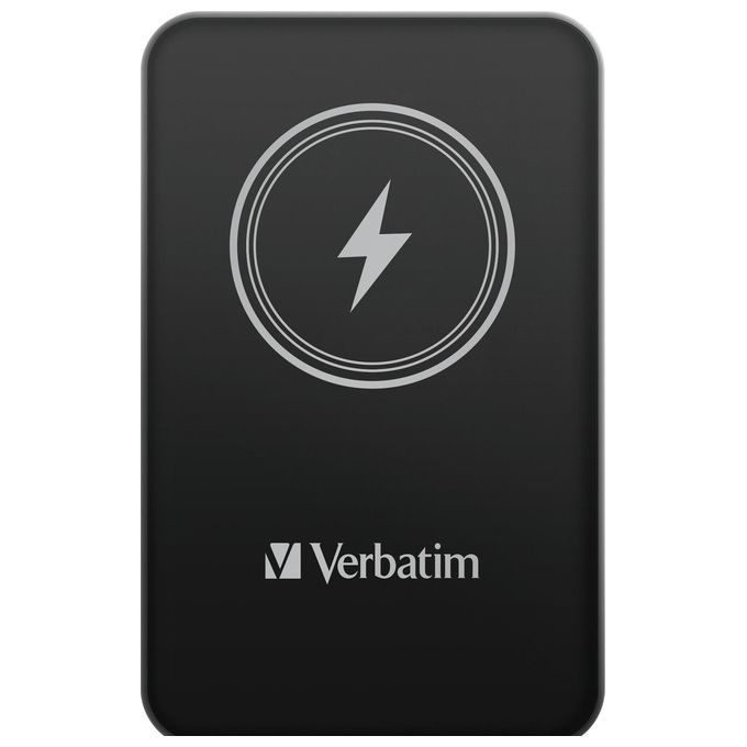 Verbatim Charge 'n' Go Polimeri di Litio 5000 Mah Carica Wireless Nero