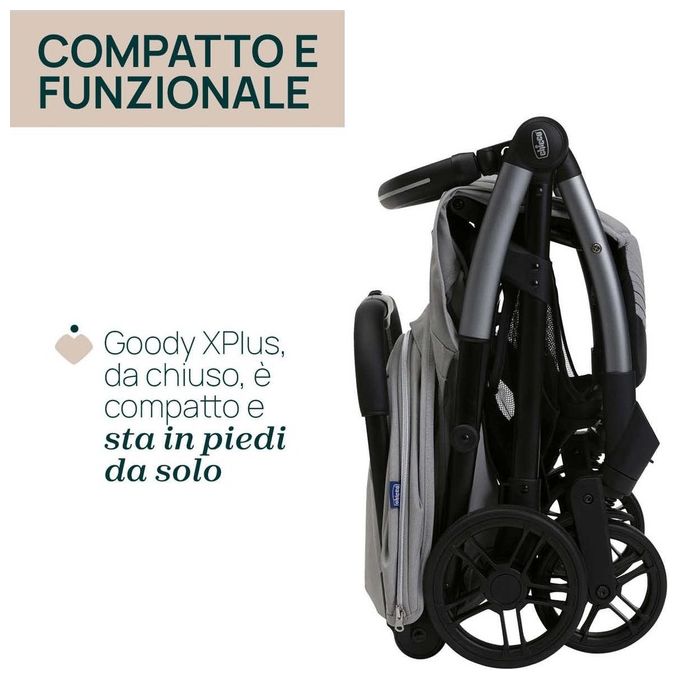 Chicco Passeggino 4 Ruote Goody Xplus Pearl Grey