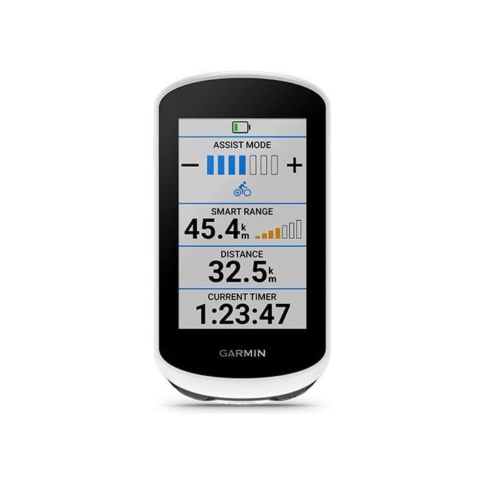 Garmin 010-02703-10 Edge Explore 2 Computer da bicicletta wireless Display touch 3'' Risoluzione 240 x 400 Pixel Memoria 16 GB Durata batteria 16 h GPS GLONASS IPX7 colore Nero Bianco