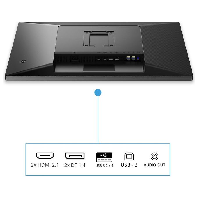 Philips 32M1N5800A-00 Momentum Monitor Gaming 31.5'' IPS 4K 144Hz 1ms HDR400 FreeSync Premium G-SYNC colore Nero
