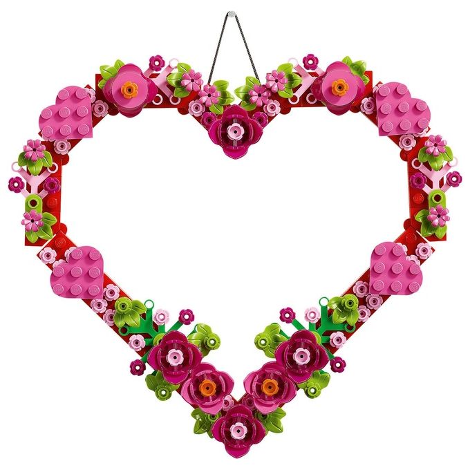 LEGO Creator 40638 Cuore Ornamento, Gioco da Costruire per Bambini 9+, Decorazione per Casa, Idea Regalo per Festa della Mamma