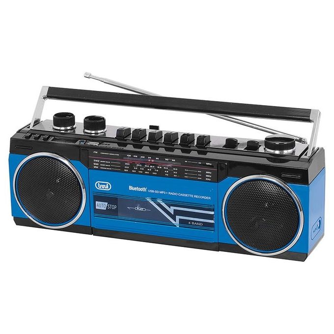 TREVI  RADIO REGISTRATORE BLUETOOTH  BLU