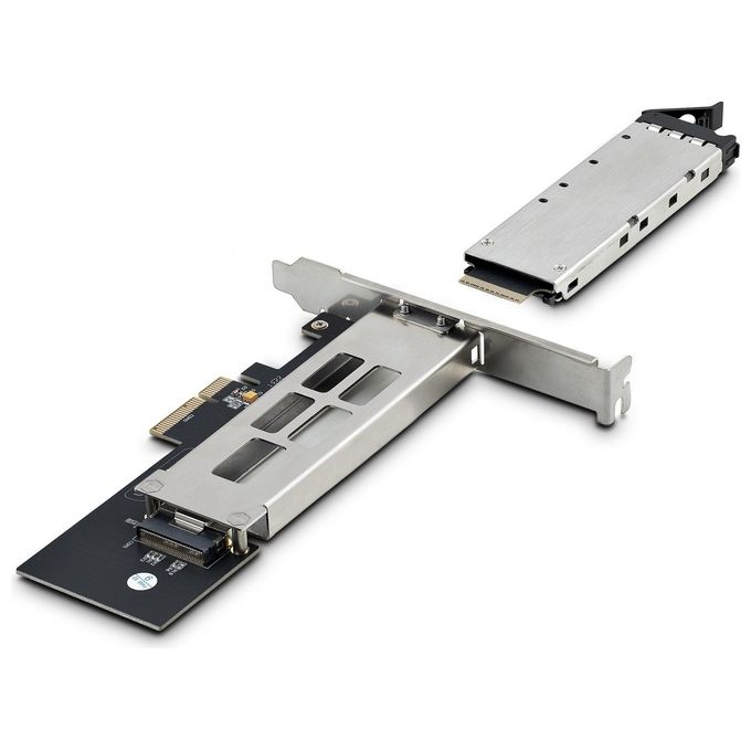 StarTech.com Rack Rimovibile per Ssd M.2 Nvme a Pcie X4 - Backplane Mobile per Slot di Espansione Pci Express
