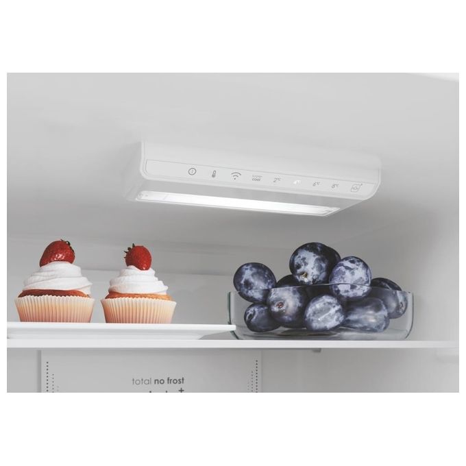 Candy Fresco CCE4T620DS Frigorifero Combinato Libera Installazione 377 Litri Classe Energetica D Argento