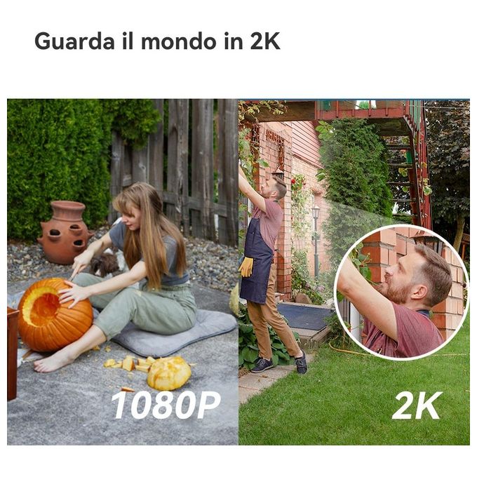 Imou Security Cameras Cell Go Full Color Kit Telecame 2k (3mp)  Pannello Solare