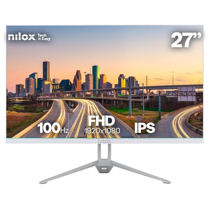 Nilox NXM27FHD100W Monitor Gaming 27'' IPS 100HZ Bianco