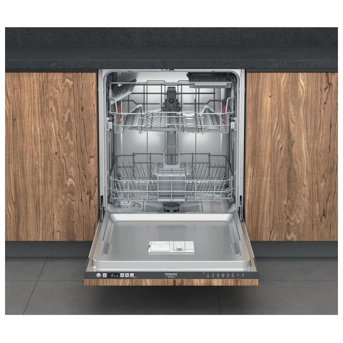 Hotpoint HI 5010 C A Lavastoviglie da incasso a Scomparsa Totale 13 Coperti Classe energetica F 14 progammi Terzo cesto 60 cm