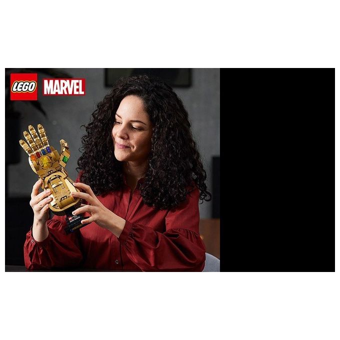 LEGO Super Heroes Marvel 76191 Guanto dell'Infinito di Thanos, Modello da Costruzione Avengers da Collezione, Set per Adulti