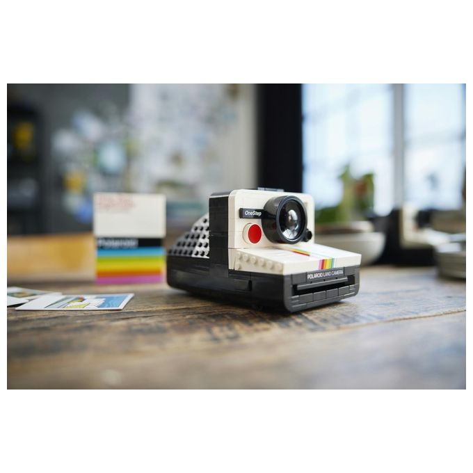 LEGO Ideas Fotocamera Polaroid OneStep SX-70 21345 Modellismo da Costruire per Adulti, Regali Creativi, Oggetti da Collezione