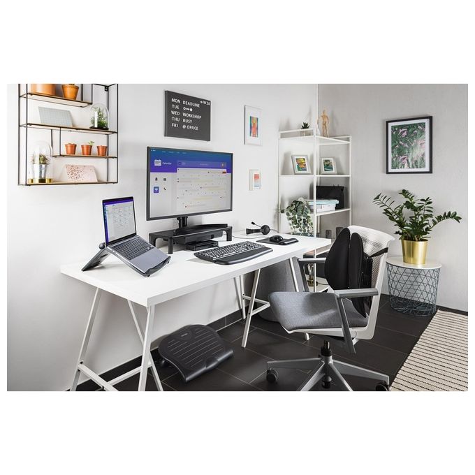 Kensington K52799WW ErgoSoft Poggiapolsi per Tastiera Standard cuscinetto in gel antiscivolo colore Nero