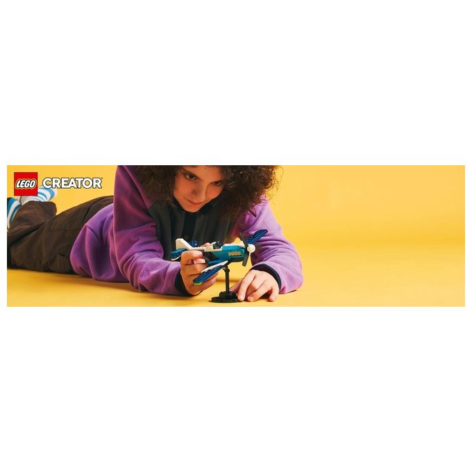 LEGO Aereo 31160 Creator Velivolo da Competizione 3 in 1 Esperienza Costruzione Versatile e Divertente