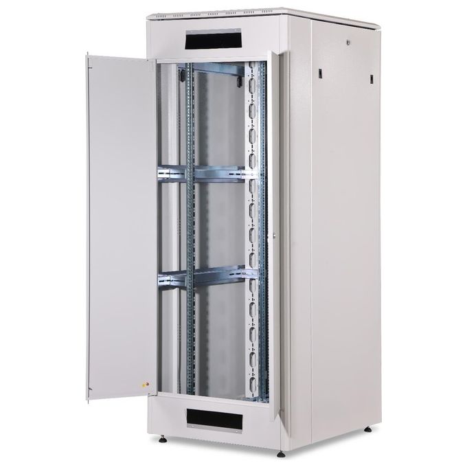Digitus armadio 42 unita' linea professionale mm. (a)2020 x (ll)800  x (p) 1000 colore grigio chiaro ral7035