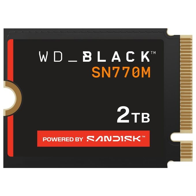 WD BLACK SN770M WDS200T3X0G SSD 2Tb Unita' di Gioco Mobile Interno M.2 2230 PCIe 4.0 x4 (NVMe)