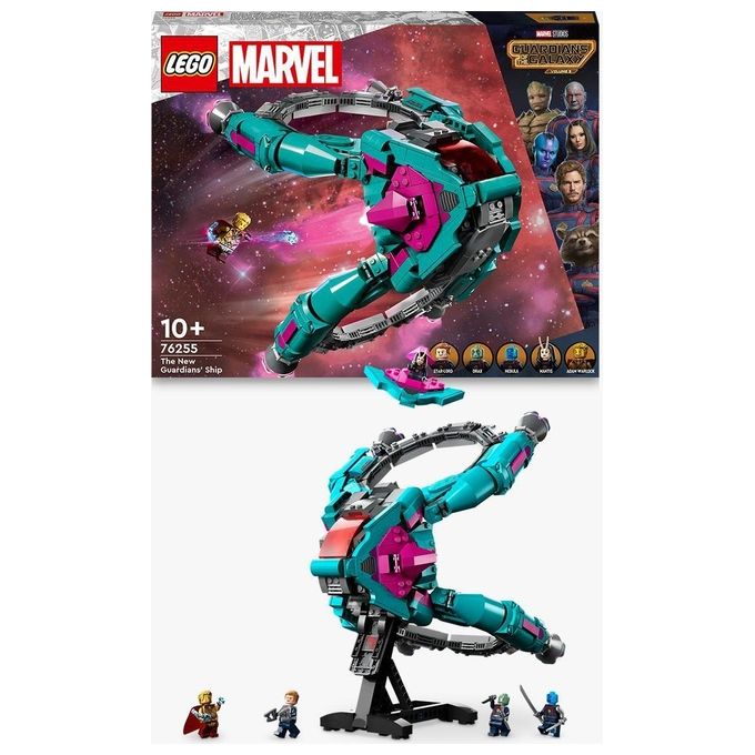 LEGO 76255 L’Astronave dei Nuovi Guardiani Set da Costruzione 1108 pezzi colore Multicolore