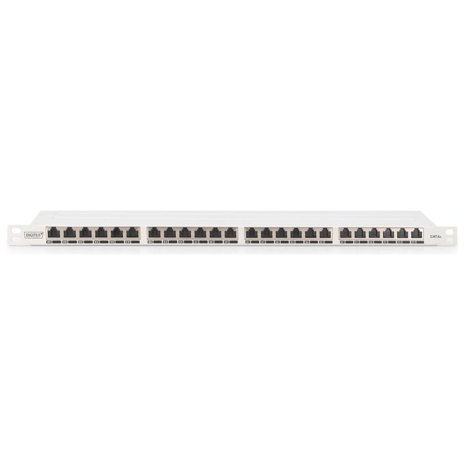 Digitus DN91624SSLEAG Pannello Patch Classe Ea Cat 6a ad Alta Densita' Schermato 24 Porte