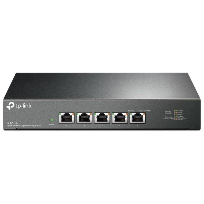 TP-Link TL-SX105 Switch di Rete Non Gestito 10G Ethernet 100-1000-10000 Nero