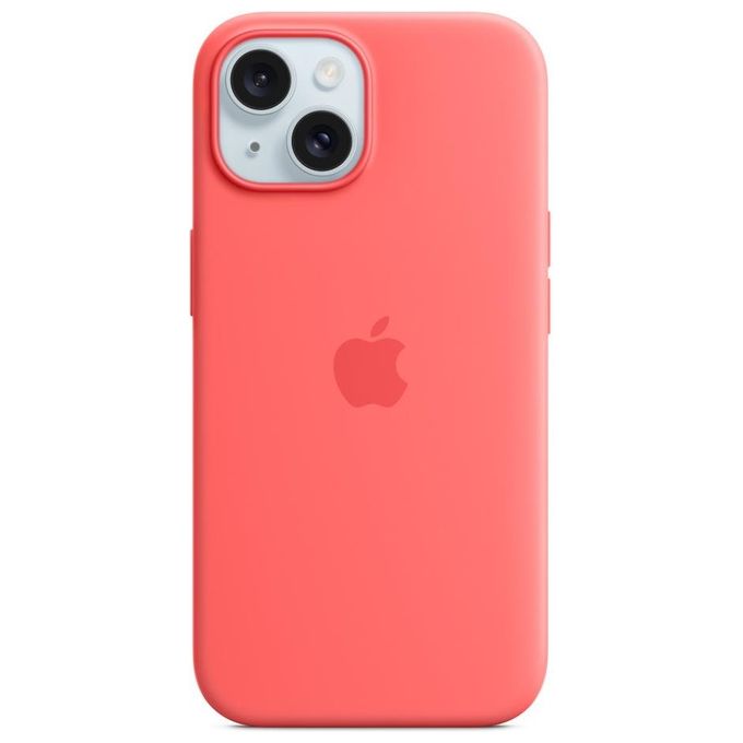 Apple Custodia MagSafe in Silicone per iPhone 15 Guava ​​​​​​​