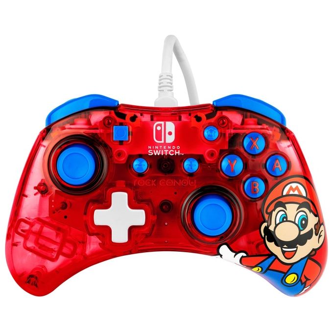 Pdp Wired Controller Rock Candy Mini Super Mario per Nintendo Switch
