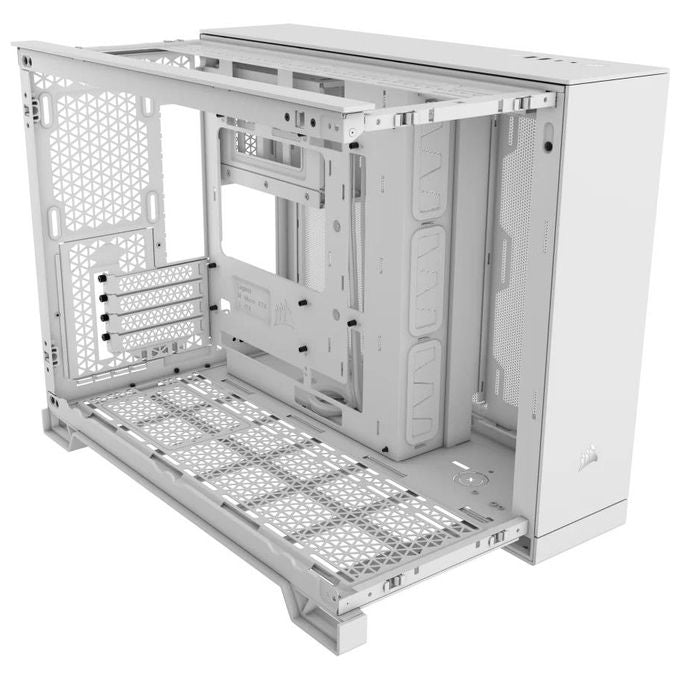 Corsair 2500D Airflow White Micro-ATX Vetro Temperato No-Power minITX-mATX