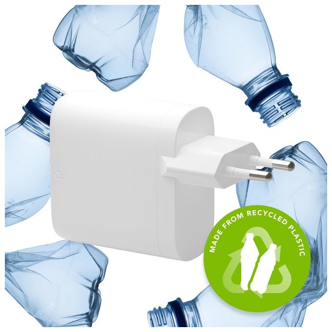 DBrramante1928 Re-Charge Universale Bianco AC Interno Usb-C 65WUsb-A